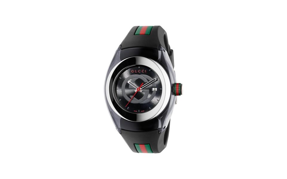 Gucci Unisex Sync Rubber Black 46mm Watch
 