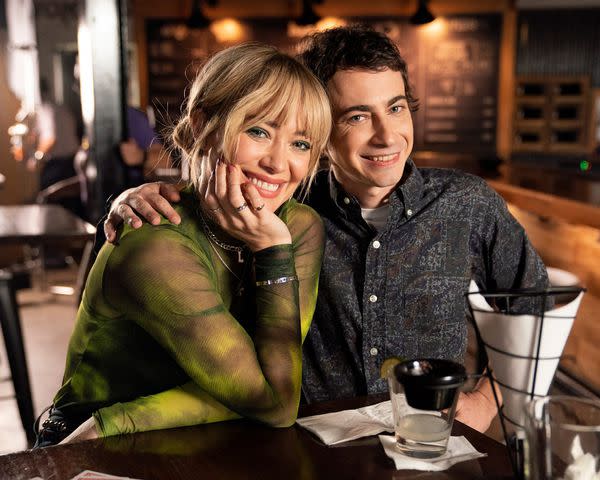 Hilary Duff and Adam Lamberg on "Lizzie McGuire"