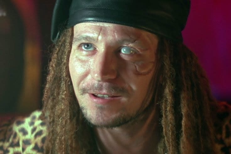 Gary Oldman as Drexl Spivey with a glass eye in "True Romance"