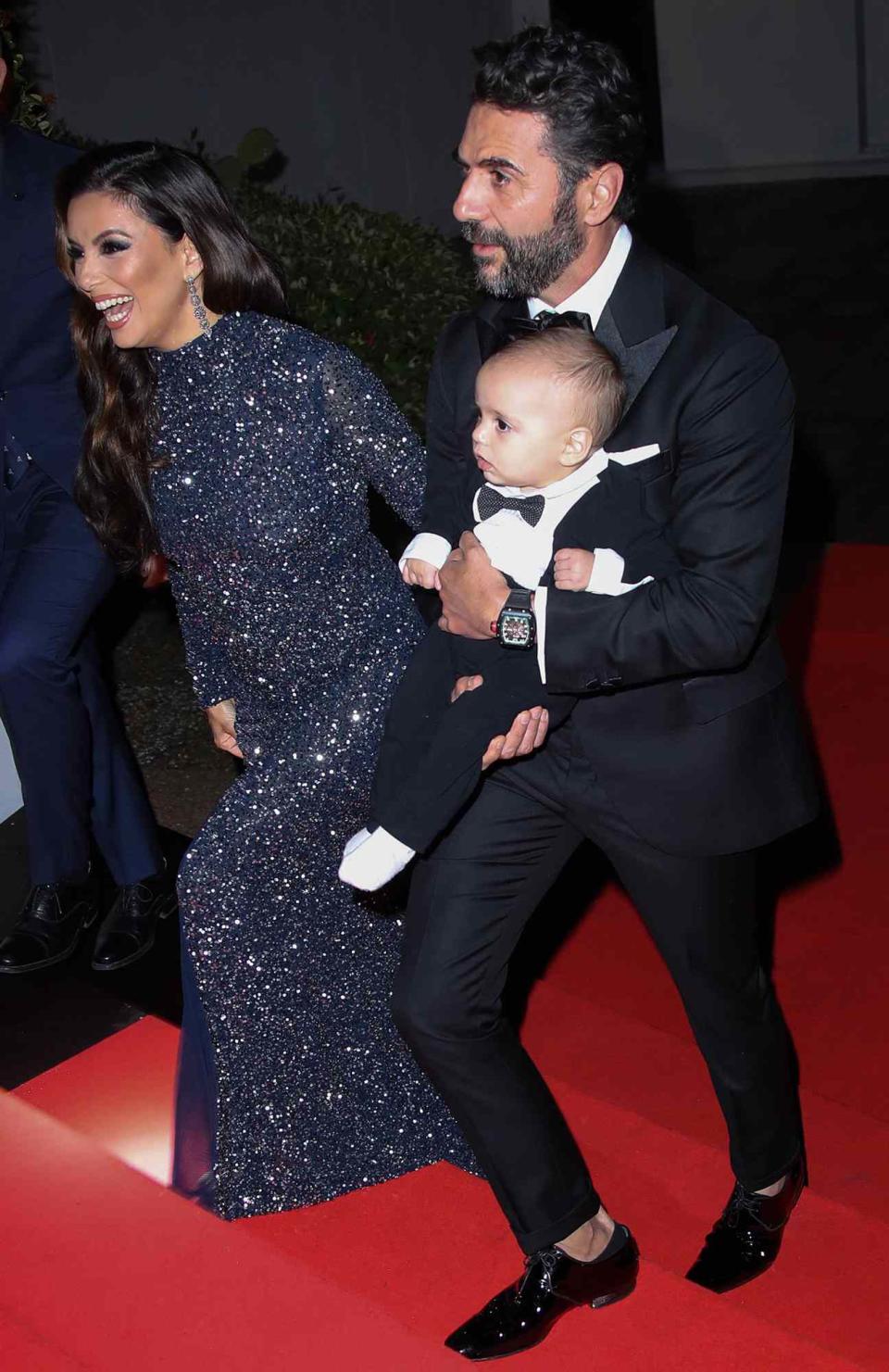 Eva Longoria and José Bastón attend the The Global Gift Initiative event during the 72nd annual Cannes Film Festival on May 20, 2019 in Cannes, France