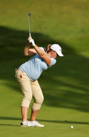 Britain Golf - RICOH Women's British Open 2016 - Woburn Golf & Country Club, England - 29/7/16 England's Liz Young in action during the second round Action Images via Reuters / Andrew Couldridge Livepic