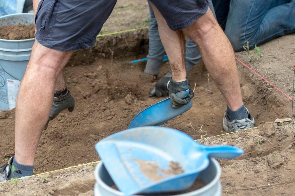 A mock dig will be part of the annual Ohio Archaeology Day at the Ohio History Center on Saturday.