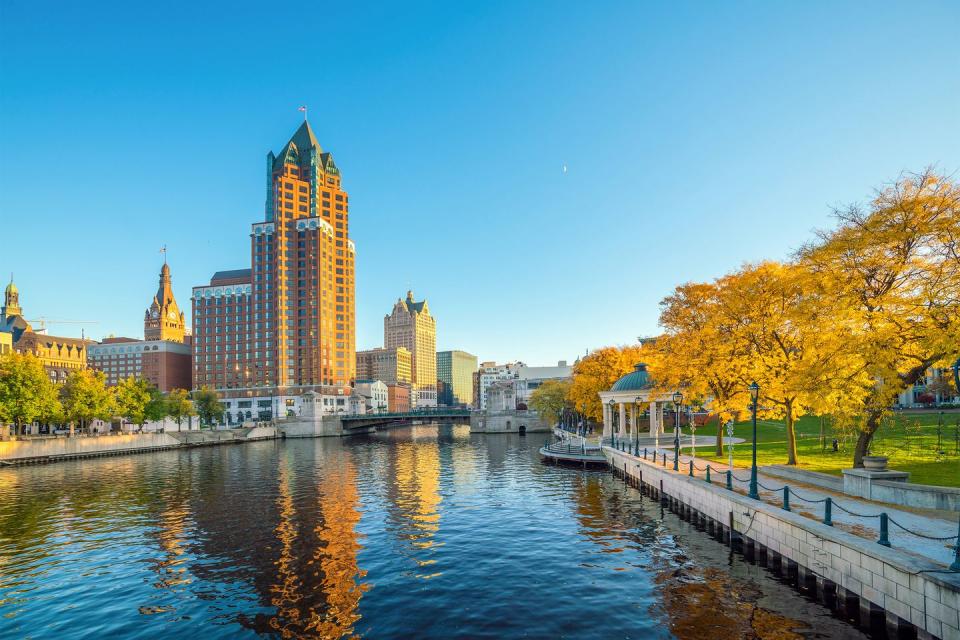 <p>Milwaukee tops Airbnb's trending list for 2020. While it often slips under the radar, this cultural city has over 105 miles of scenic bike lanes and a charming restaurant scene. You'll never get bored, that's for sure. </p><p><a class="link " href="https://go.redirectingat.com?id=127X1599956&url=https%3A%2F%2Fwww.airbnb.co.uk%2Fa%2FMilwaukee--Wisconsin--United-States&sref=https%3A%2F%2Fwww.housebeautiful.com%2Fuk%2Flifestyle%2Fg29439129%2Fairbnb-best-holiday-destinations%2F" rel="nofollow noopener" target="_blank" data-ylk="slk:BOOK NOW;elm:context_link;itc:0;sec:content-canvas">BOOK NOW</a></p><p>We earn a commission for products purchased through some links in this article.</p>