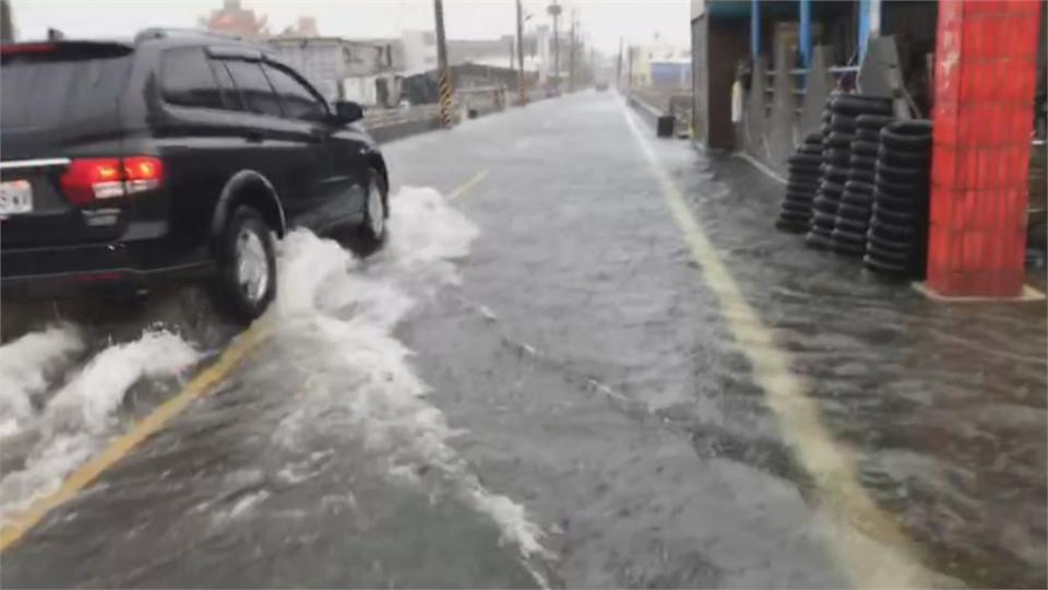 屏東大豪雨特報　佳冬低窪地區大面積淹水