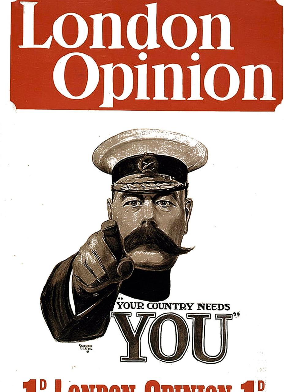 The iconic picture of Lord Kitchener that inspired it