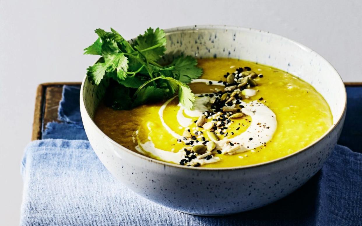 A warming soup that's perfect for lunch - lizzie mayson
