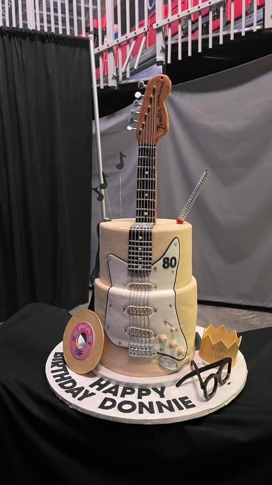 Donnie Iris' birthday cake.