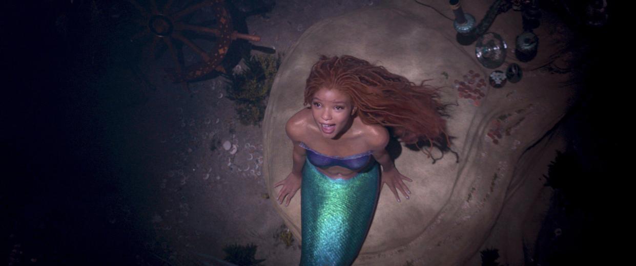 HALLE BAILEY in THE LITTLE MERMAID (2023) (WALT DISNEY PICTURES / Alamy Stock Photo)