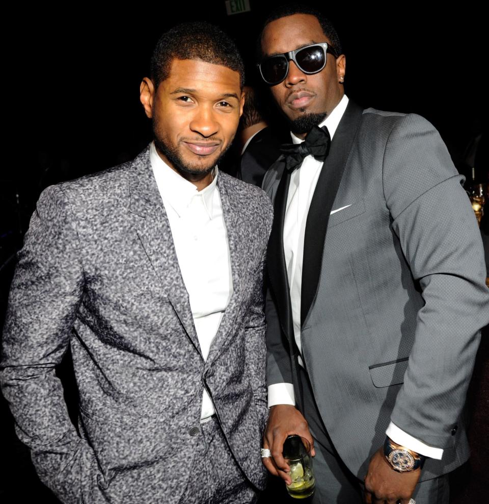 Usher and Diddy