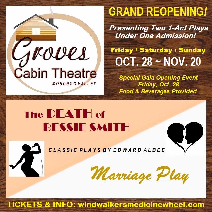 Groves Cabin Theatre Reopening