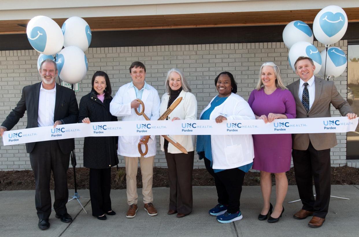 The Henderson County Chamber of Commerce held a ribbon cutting recently for Pardee Rx.