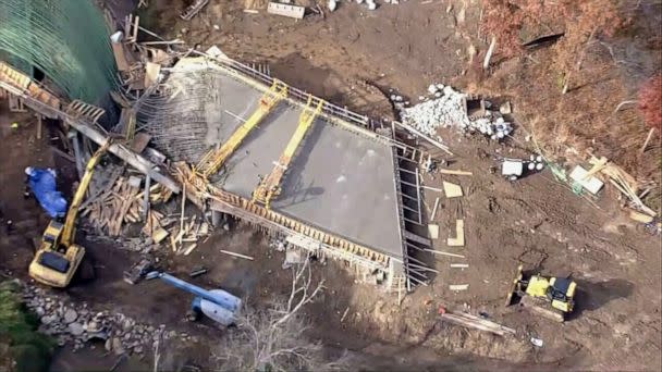 PHOTO: Authorities said one person is dead after a bridge that was under construction near Kansas City, Missouri, collapsed, Oct. 26, 2022. (IMBC)