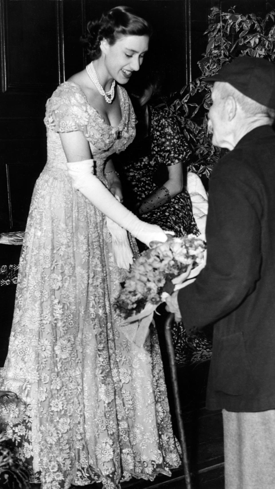 Princess Margaret's lace dress, 1949