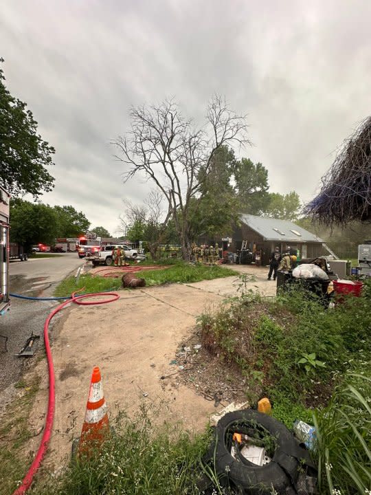 AFD crews respond to fire near east Austin (AFD photo)