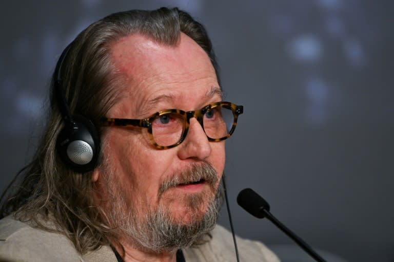 British actor Gary Oldman addressed 'Parthenope', alcoholism and 'Harry Potter' at a press conference at the Cannes Film Festival (Zoulerah NORDDINE)