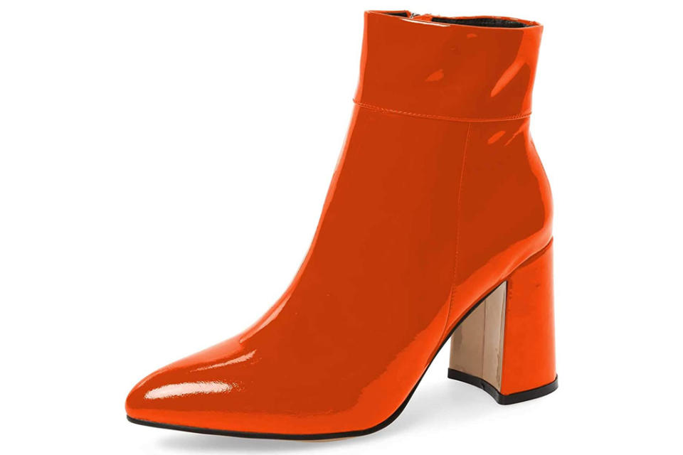 FSJ, orange boots