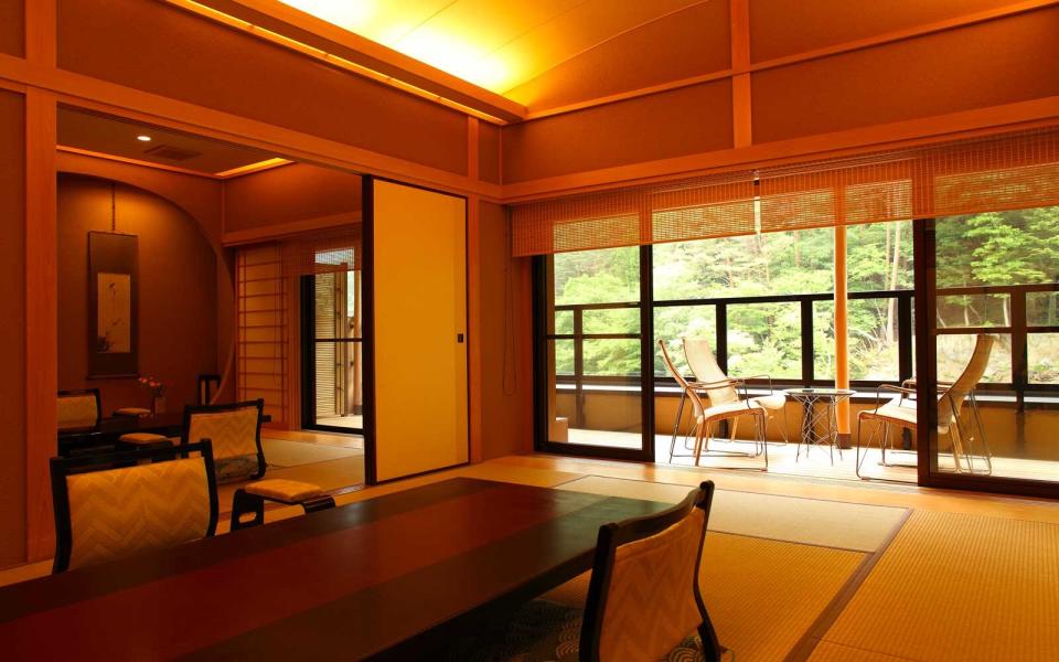 Interior of Niyishiyama Onsen Keiunkan in Japan, believed to be the world's oldest hotel