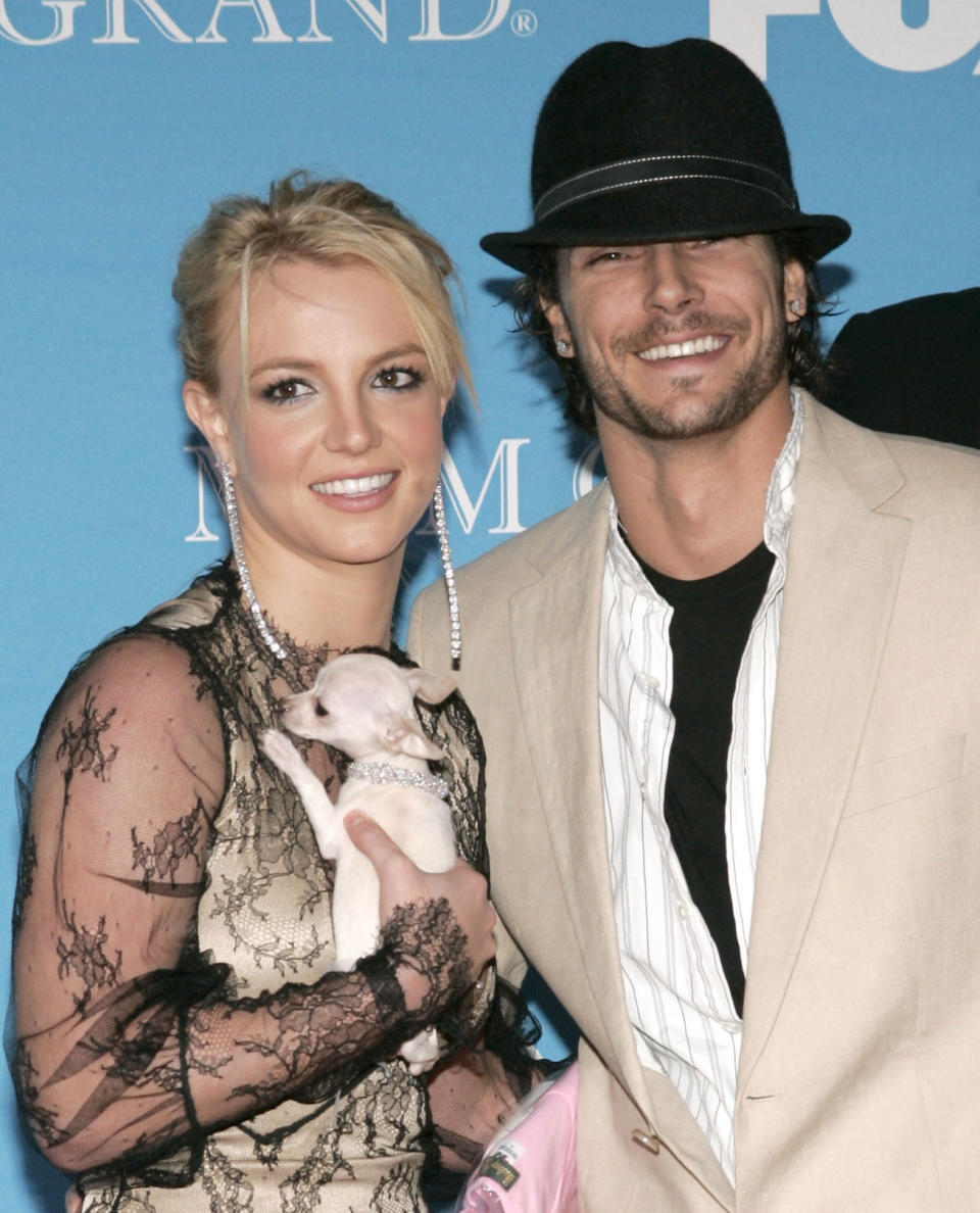 Britney Spears and Kevin Federline during 2004 Billboard Music Awards - Arrivals at MGM Grand in Las Vegas, Nevada, United States. (Photo by J. Merritt/FilmMagic)