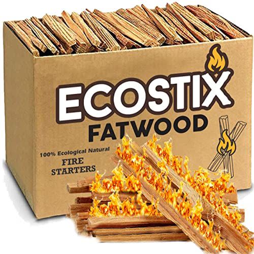 8) Eco-Stix Fatwood Fire Starter Kindling Firewood Sticks