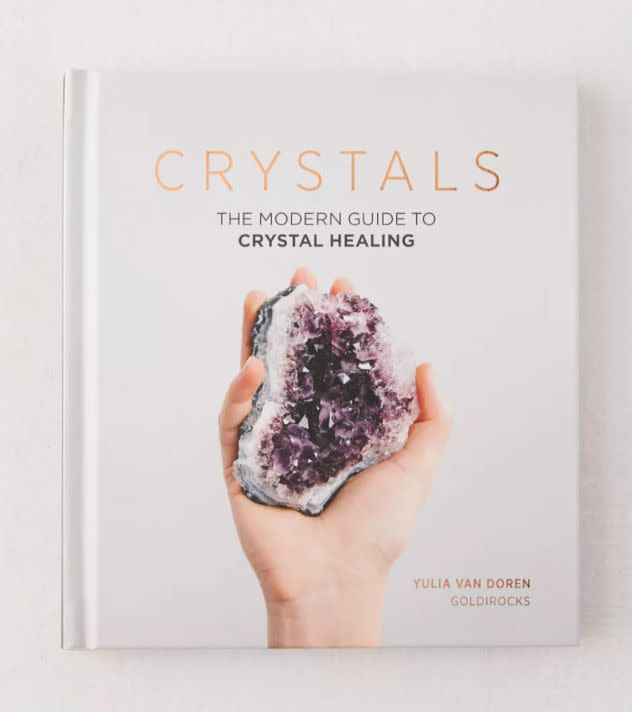 Find this <a href="https://fave.co/3lXMknj" target="_blank" rel="noopener noreferrer">Crystals: The Modern Guide to Crystal Healing By Yulia Van Doren</a> for $15 at Etsy.