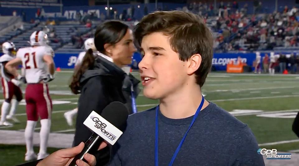 Daniel Bagi, 16, from Davidson Fine Arts Magnet School in Augusta, GA, was the 1st place winner of Georgia Public Broadcasting's 2022 "Buckle Up Georgia" video contest. Bagi's PSA and live interview were aired during the GHSA High School Football Championships in December.