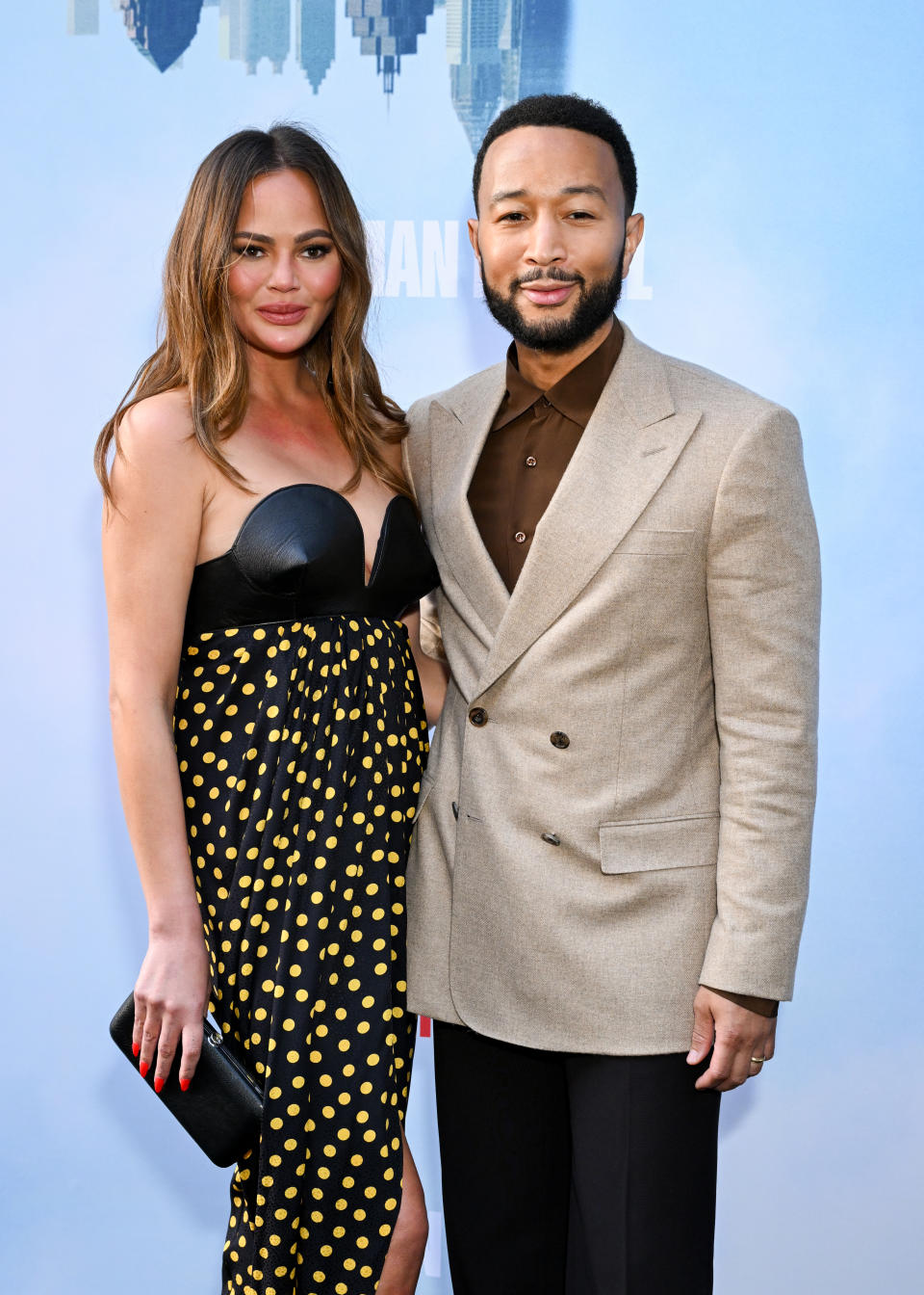 Chrissy Teigen and John Legend at the special screening event for Netflix's "A Man in Full" held at the Tudum Theater on April 24, 2024 in Los Angeles, California.