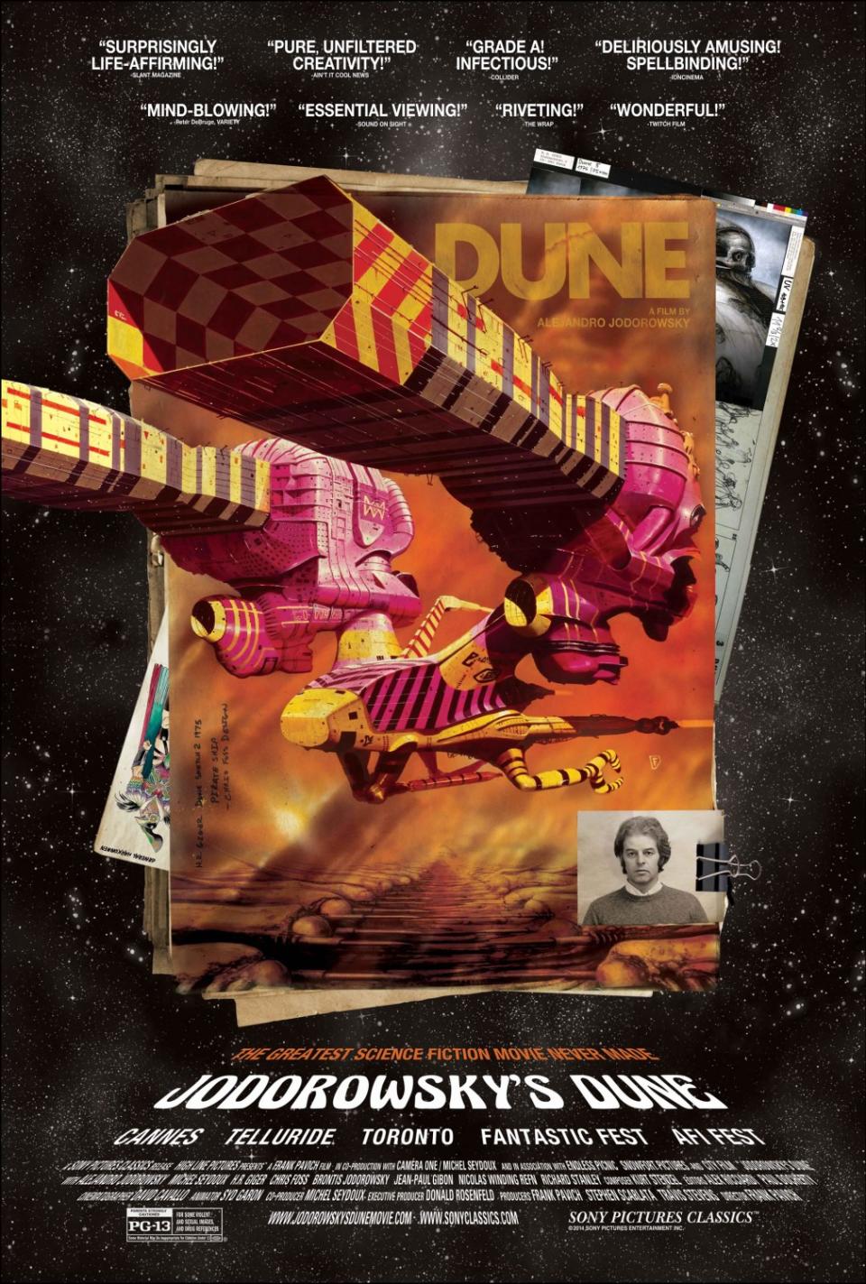 Released in 2013, this documentary gave a tantalising glimpse at what Jodorowsky's Dune could have been (Sony Pictures Classics)