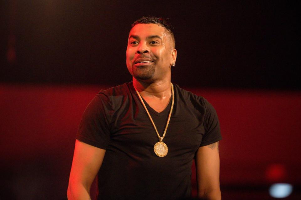 <p>Marcus Ingram/Getty</p> Ginuwine in Houston in December 2022