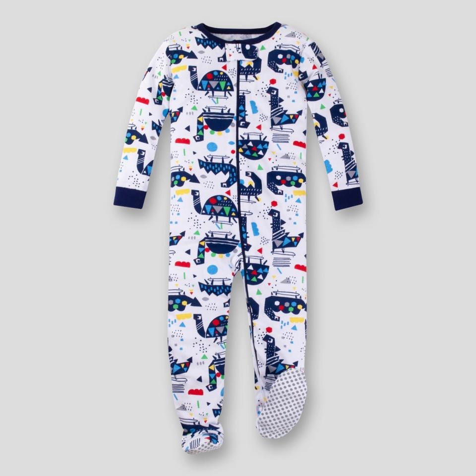 Lamaze Organic Dino Stretchy Footed Sleeper