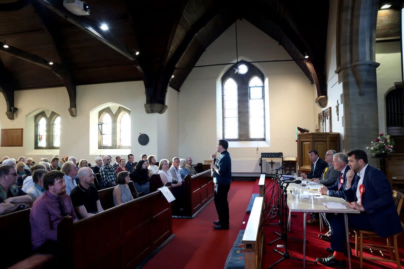 The Prudhoe general election hustings for Hexham constituency candidates at St Mary Magdalene Parish Church