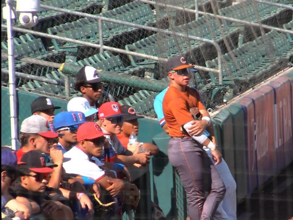 Pregame of the 57th City/County All-Star baseball game in Fresno, California on Sunday, June 2, 2024.