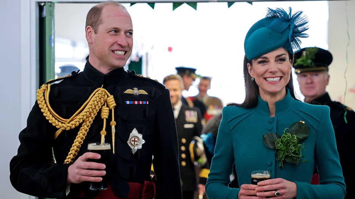 Prince William is next in line to the throne after King Charles (PA)