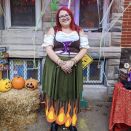<p>For a unique spin on a store-bought witch costume, add felt flames. Is it a little dark, sure—but it is Halloween, after all. Simply cut orange and yellow flames, then hot glue them onto the bottom of the dress. </p><p><a class="link " href="https://www.amazon.com/California-Costumes-Womens-Renaissance-Burgundy/dp/B00CAA25CY/?tag=syn-yahoo-20&ascsubtag=%5Bartid%7C10072.g.33534666%5Bsrc%7Cyahoo-us" rel="nofollow noopener" target="_blank" data-ylk="slk:SHOP RENAISSANCE DRESS">SHOP RENAISSANCE DRESS</a></p><p><a class="link " href="https://www.amazon.com/Acrylic-Nonwoven-Patchwork-Costumes-6-Halloween/dp/B084Q9H5GD?tag=syn-yahoo-20&ascsubtag=%5Bartid%7C10072.g.33534666%5Bsrc%7Cyahoo-us" rel="nofollow noopener" target="_blank" data-ylk="slk:SHOP ORANGE FELT">SHOP ORANGE FELT</a></p><p><a class="link " href="https://www.amazon.com/Sax-Synthetic-Decorator-Felt-Yellow/dp/B0042SUA1A/?tag=syn-yahoo-20&ascsubtag=%5Bartid%7C10072.g.33534666%5Bsrc%7Cyahoo-us" rel="nofollow noopener" target="_blank" data-ylk="slk:SHOP YELLOW FELT">SHOP YELLOW FELT</a></p>