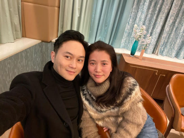 Anita with her husband Julian Cheung.