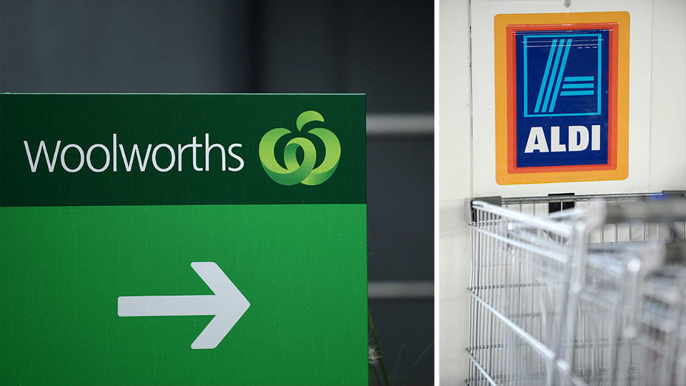 Both Woolworths and Aldi declined to comment on how the Woolies Frankfurts ended up in Aldi. Source: AAP