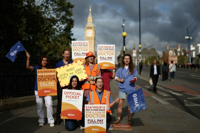 The strikes will be the first joint stoppages by junior hospital doctors and consultants at the same time (HENRY NICHOLLS)