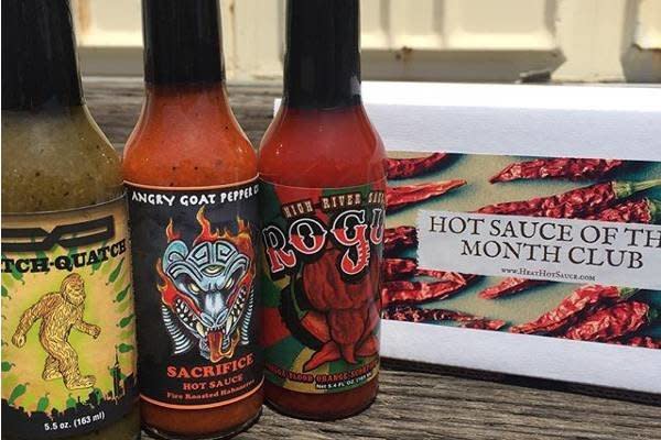 <strong><a href="https://www.cratejoy.com/subscription-box/hot-sauce-of-the-month-club/" target="_blank" rel="noopener noreferrer">The Hot Sauce Of The Month Club</a></strong> will deliver the best artisan hot sauces to your door each month. Only the best sauces are chosen, including those that have won awards at major hot sauce festivals. But don't worry, there's an option to choose mild, classic or extra hot heat levels.&lt;br&gt;<br />&lt;br&gt;<br /><strong><a href="https://www.cratejoy.com/subscription-box/hot-sauce-of-the-month-club/" target="_blank" rel="noopener noreferrer">Get the Hot Sauce Of The Month Club for $13/month</a></strong>.&nbsp;