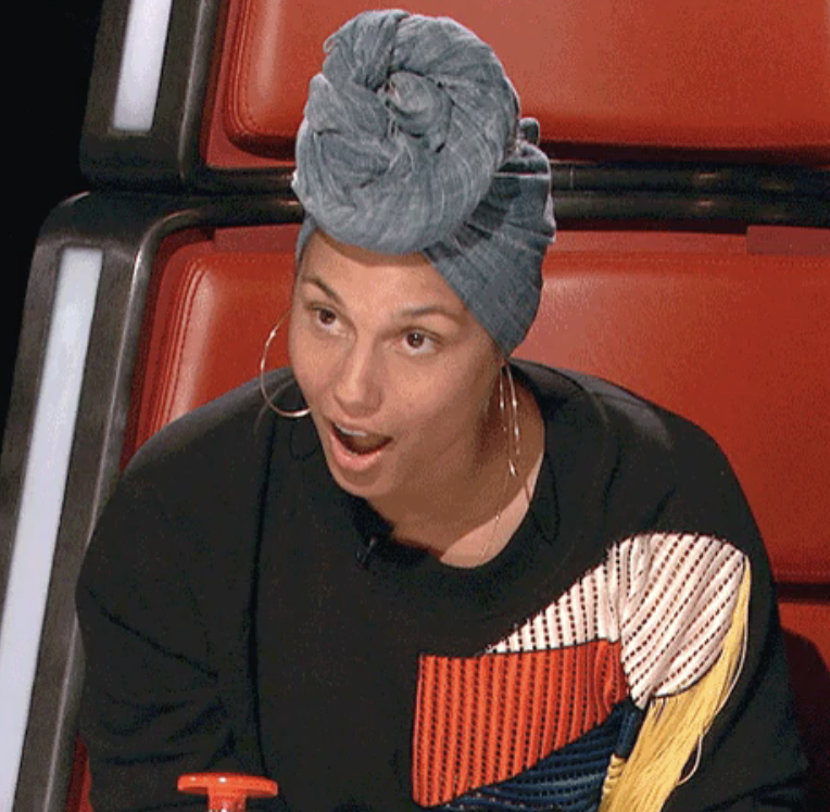 Alicia Keys on "The Voice"