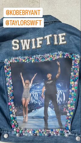 <p>Vanessa Bryant/ Instagram</p> Vanessa Bryant shared a Sweet Tribute for Kobe during Taylor Swift's concert