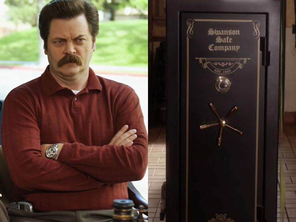 ron swanson parks and recreation the good place