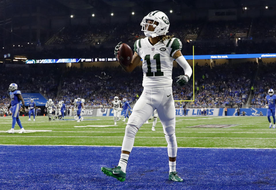 If Robby Anderson can continue to build his rapport with Sam Darnold, watch out. (AP Photo/Rick Osentoski)