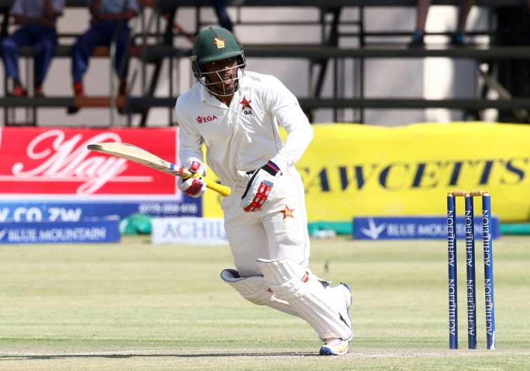 Zimbabwe's Brian Chari scored an unbeaten 60 in his side's reply to Sri Lanka's first innings total of 504 in the second Test in Harare on November 7, 2016
