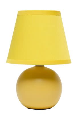 A petite circular lamp available in so many bright shades