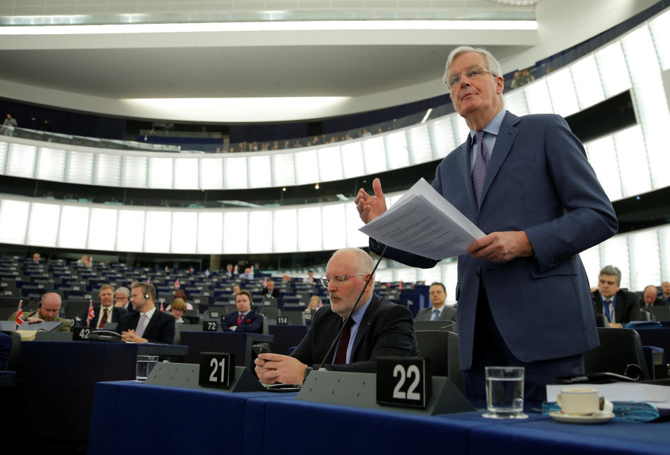 The European Union’s chief Brexit negotiator Michel Barnier said the UK needs to provide a good reason for a Brexit delay. (Reuter/Vincent Kessler)