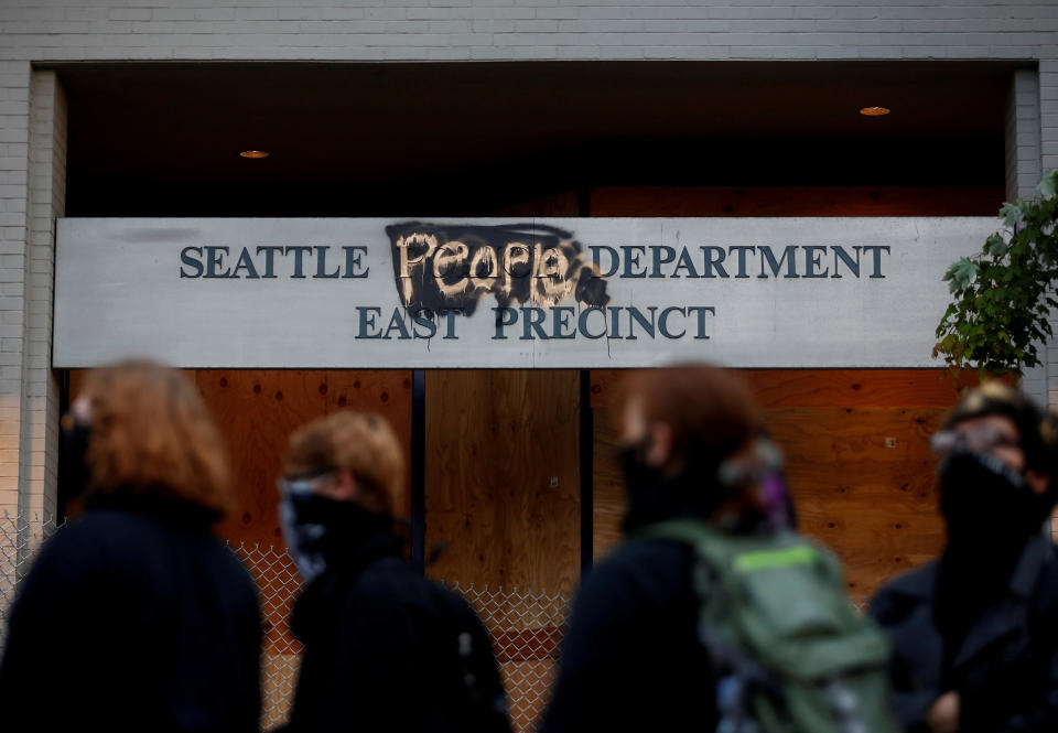 Image: Capitol Hill Autonomous Zone in Seattle (Lindsey Wasson / Reuters)