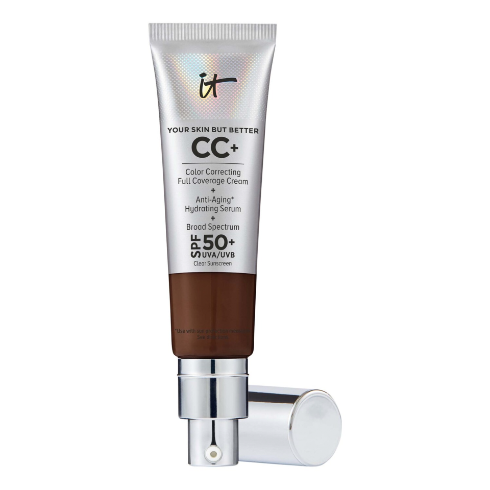 <p><a href="https://go.redirectingat.com?id=74968X1596630&url=https%3A%2F%2Fwww.sephora.com%2Fproduct%2Fyour-skin-but-better-cc-cream-spf-50-P411885&sref=https%3A%2F%2Fwww.cosmopolitan.com%2Fstyle-beauty%2Fbeauty%2Fg60323190%2Fbest-foundations-with-spf%2F" rel="nofollow noopener" target="_blank" data-ylk="slk:Shop Now;elm:context_link;itc:0;sec:content-canvas" class="link ">Shop Now</a></p><p>CC+ Color Correcting Full Coverage Cream SPF 50+</p><p>sephora.com</p><p>$47.00</p>