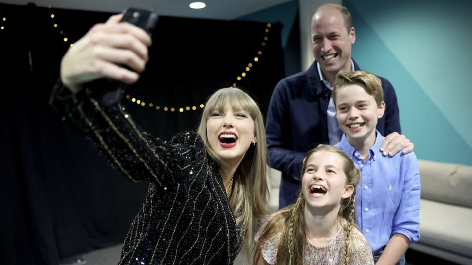 Książę William, książę George i księżniczka Charlotte byli na koncercie Taylor Swift w Londynie.