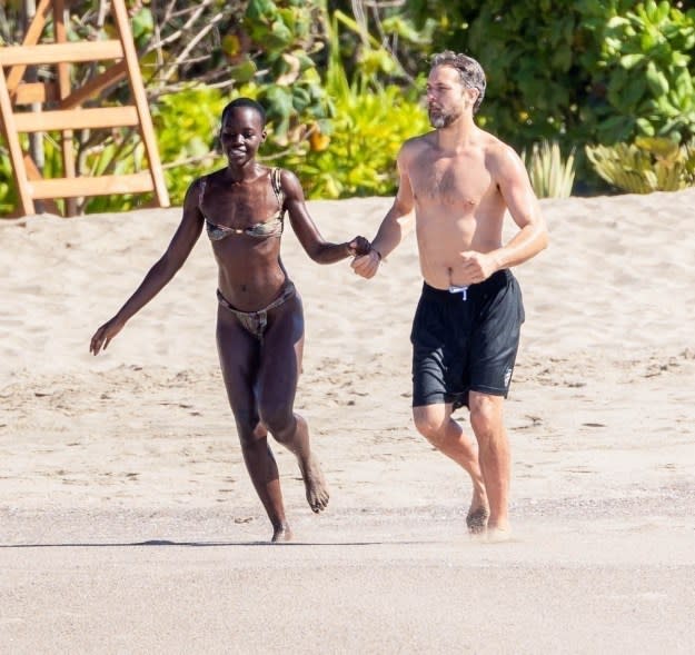Lupita Nyong’o and Joshua Jackson bask in the Mexican sun while celebrating her 41st birthday.