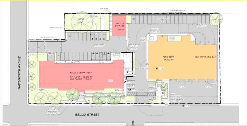 Pismo Beach’s new Public Safety Center, which will be located at the corner of Bello Street and Wadsworth Avenue, will give the city’s police and firefighters a new home. The project will cost more than $50 million in total.