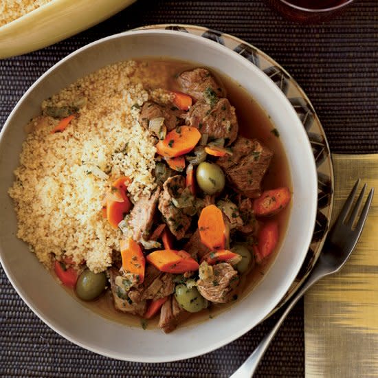 Lamb Tagine with Green Olives and Lemon